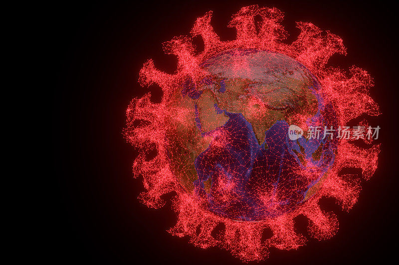 Coronavirus spread concepts